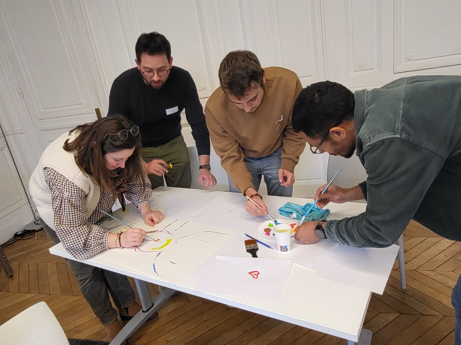 Atelier créatif collaboratif à La Maison d'Alfred