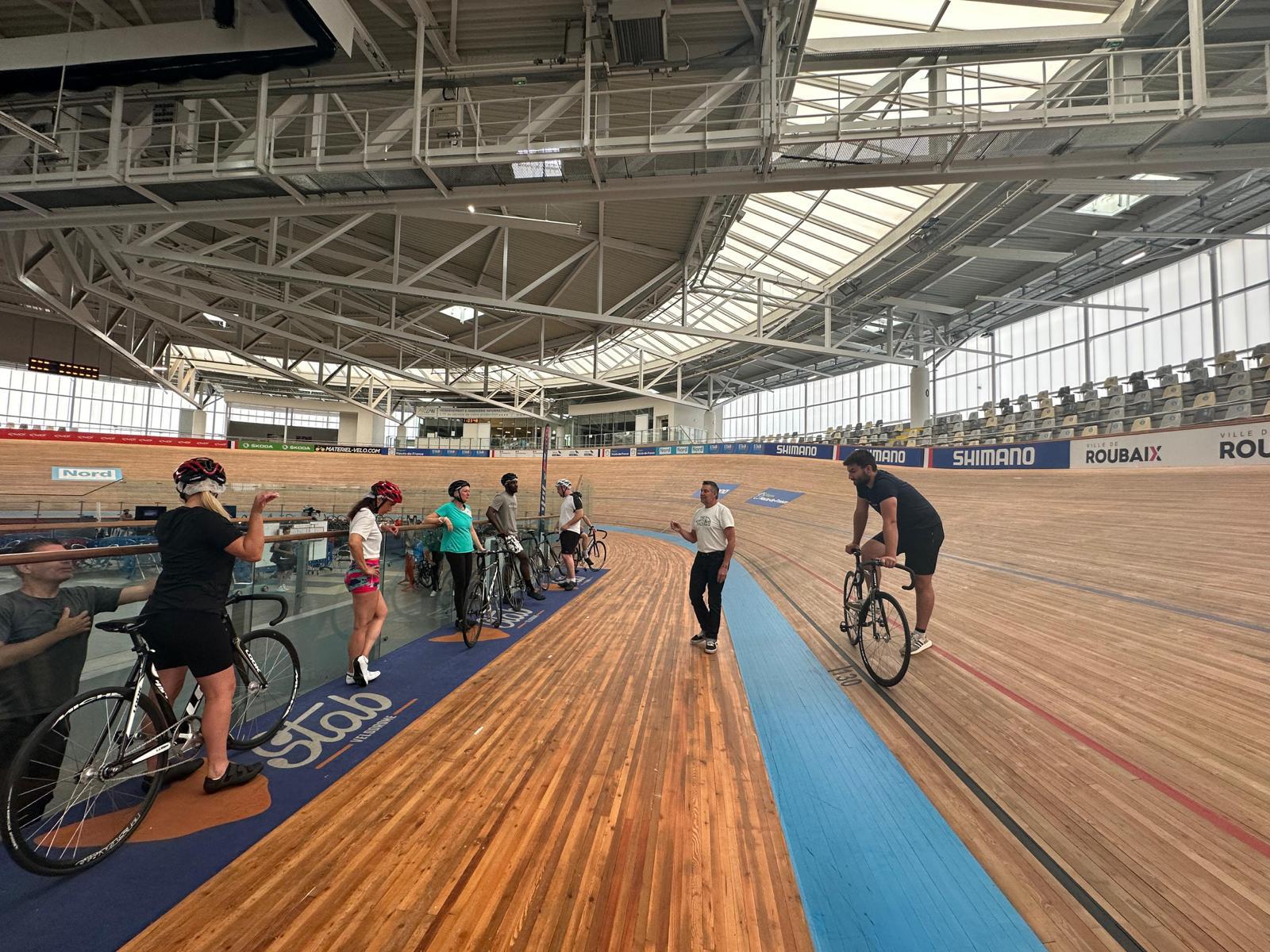Cyclisme sur piste au STAB Vélodrome de Roubaix