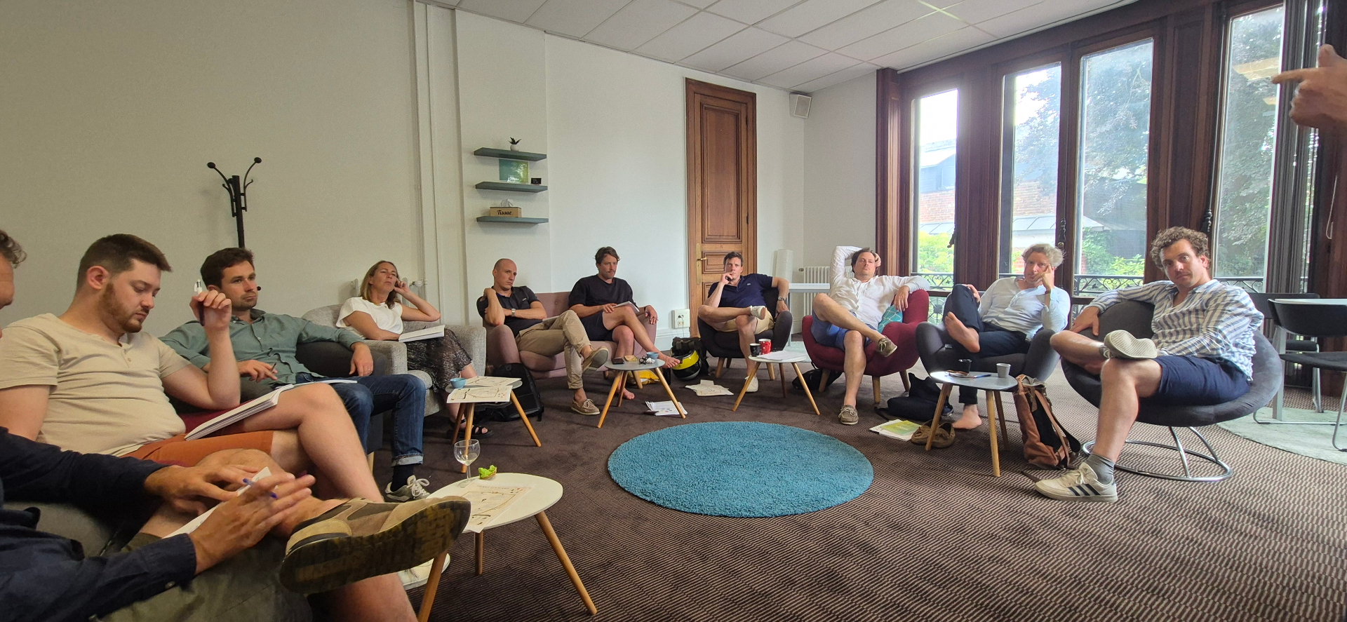 Cercle de pairs au salon de La Maison d'Alfred — Module 5