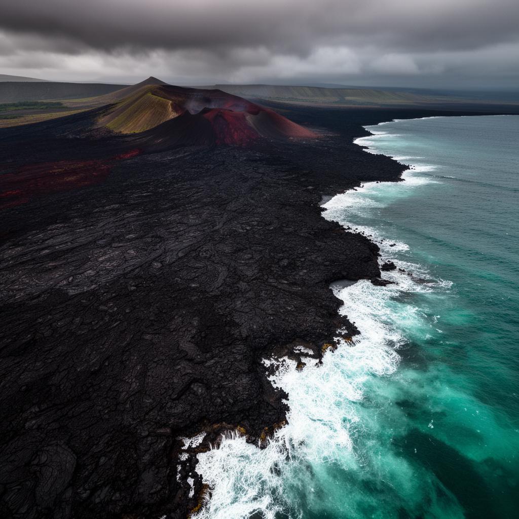 Côte volcanique de Big Island