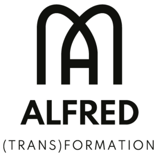 Logo Alfred (Trans)formation noir